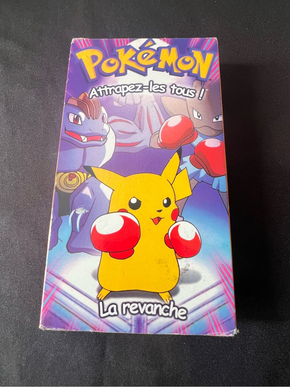Rare Vintage Pokémon Volume 8 La Revanche VHS Tape French Quebec Version